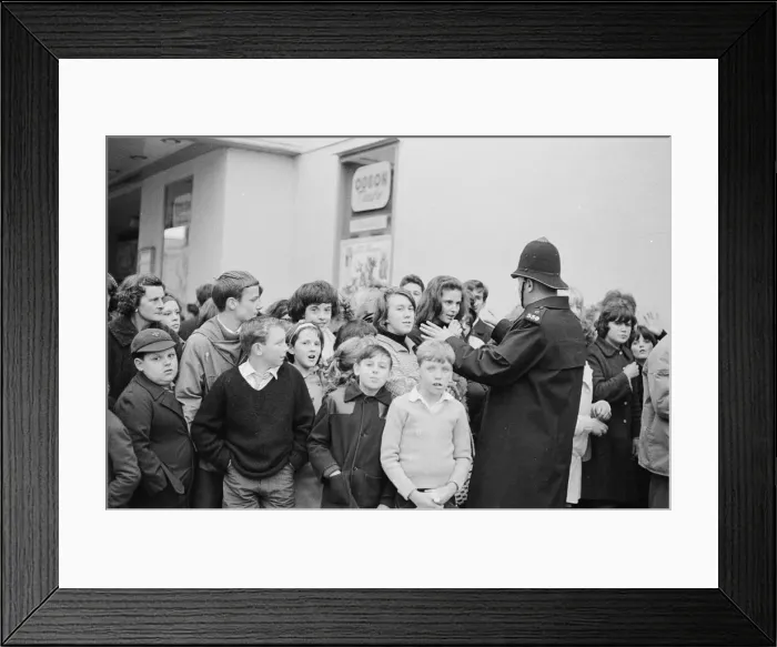 Framed Print : Beatles Concert at the Odeon Theatre, Cheltenham. 1st November 1963 Framed Print : Beatles Concert at the Odeon Theatre, Cheltenham. 1st November 1963