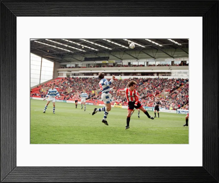 Framed Print : Sheffield United v Reading, final score 2-0 to Sheffield United. League Division 1 Framed Print : Sheffield United v Reading, final score 2-0 to Sheffield United. League Division 1