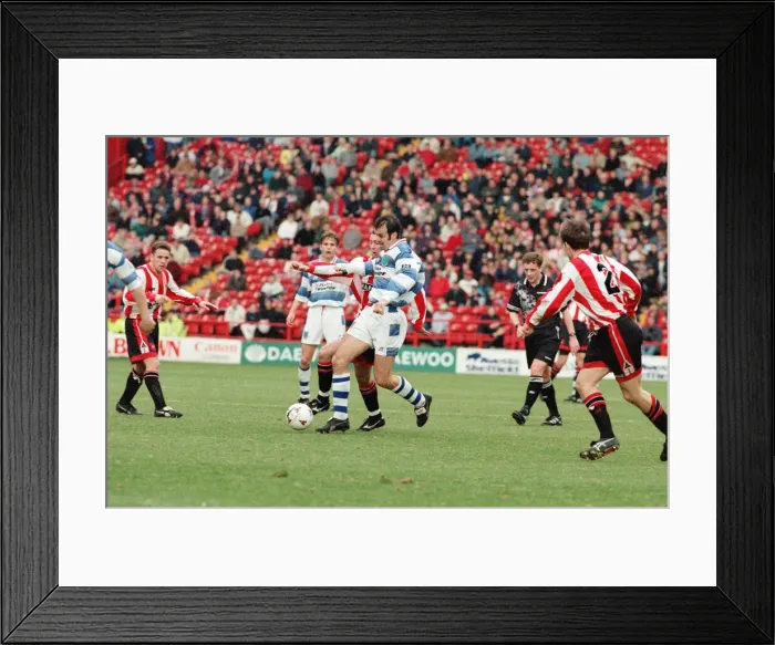 Framed Print : Sheffield United v Reading, final score 2-0 to Sheffield United. League Division 1 Framed Print : Sheffield United v Reading, final score 2-0 to Sheffield United. League Division 1