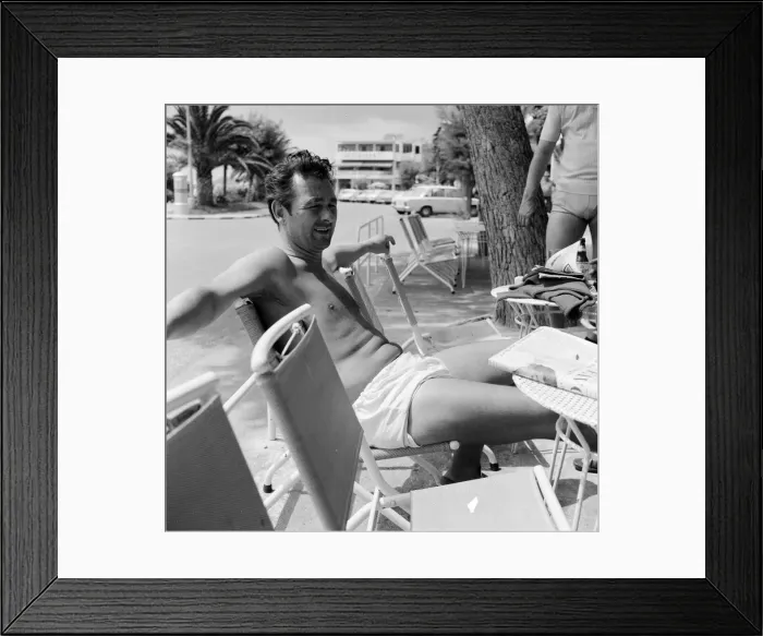 Framed Print : Brian Clough, former Brighton & Hove Albion manager and soon to be Leeds United manager