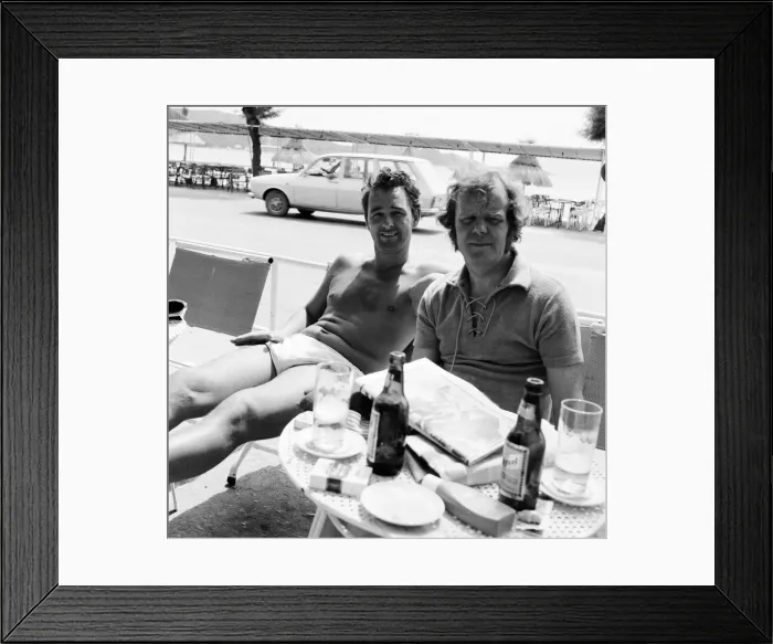Framed Print : Brian Clough, former Brighton & Hove Albion manager and soon to be Leeds United manager Framed Print : Brian Clough, former Brighton & Hove Albion manager and soon to be Leeds United manager