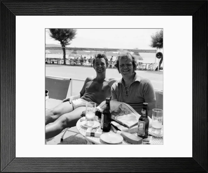 Framed Print : Brian Clough, former Brighton & Hove Albion manager and soon to be Leeds United manager Framed Print : Brian Clough, former Brighton & Hove Albion manager and soon to be Leeds United manager