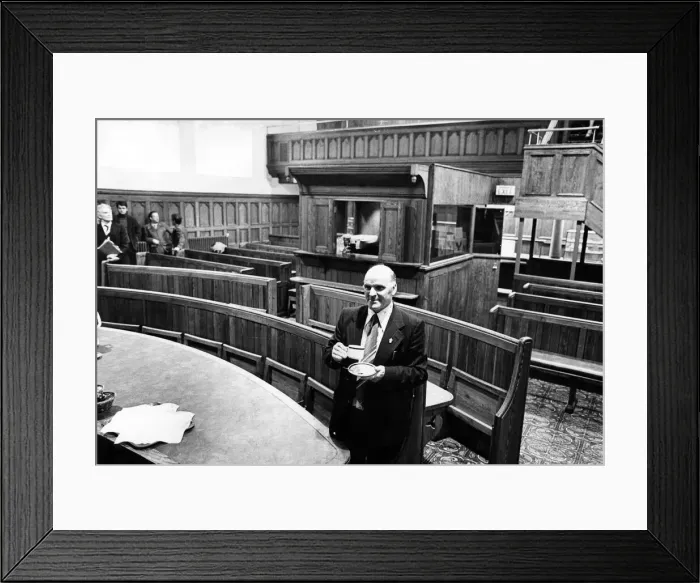 Framed Print : it used to be the place where they handed out porridge - now its meals and pints