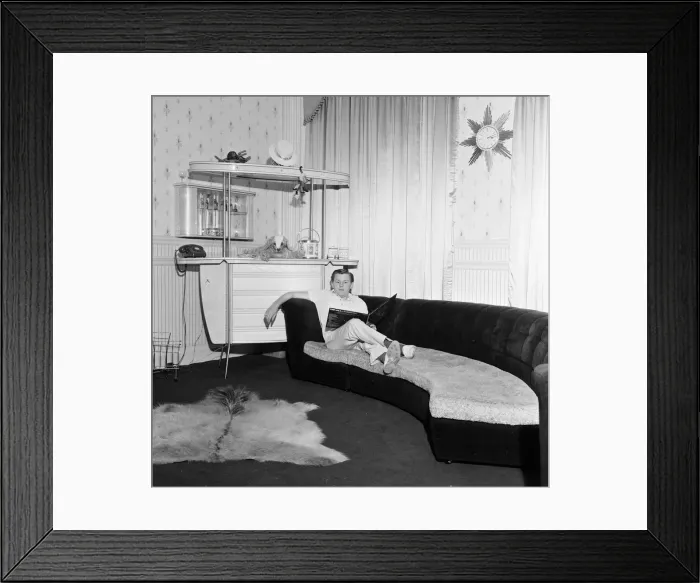 Framed Print : Roy Tempest, Theatrical Agent, London, 21st April 1964 Framed Print : Roy Tempest, Theatrical Agent, London, 21st April 1964