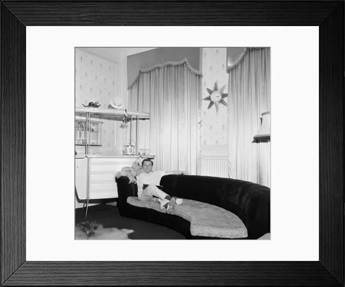 Framed Print : Roy Tempest, Theatrical Agent, London, 21st April 1964 Framed Print : Roy Tempest, Theatrical Agent, London, 21st April 1964