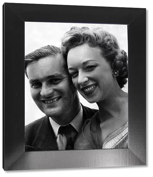 June Whitfield and her fiance Tim Aitchison. Full name Timothy Aitchison
