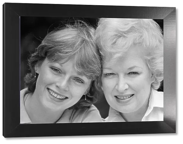June Whitfield and her daughter Suzy Picture taken 12th September 1980
