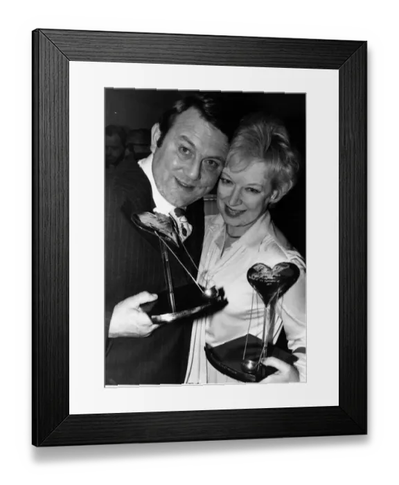 Framed Print : Terry Scott and June Whitfield at The Variety Club of Great Britain annual show business Framed Print : Terry Scott and June Whitfield at The Variety Club of Great Britain annual show business