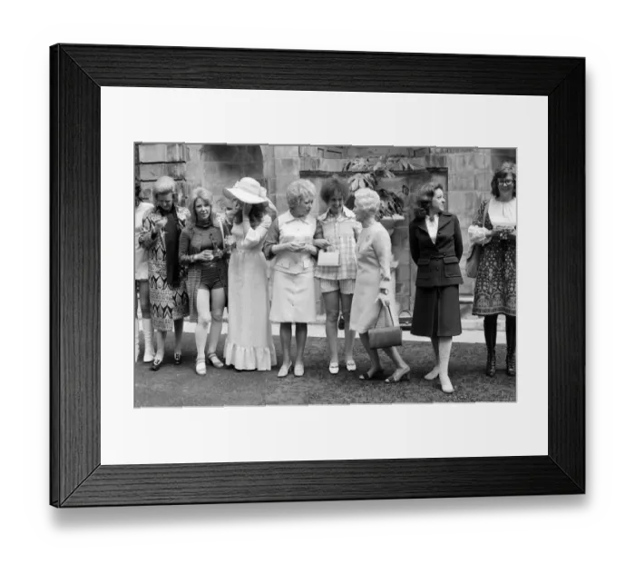 Framed Print : Ladies of Television Luncheon, at The Britannia Hotel, Grosvenor Square, London, W1
