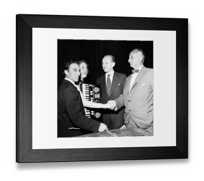 Framed Print : Opportunity Knocks, Winners, 11th October 1956. Arthur Cooper, Lorry driver from Essex Framed Print : Opportunity Knocks, Winners, 11th October 1956. Arthur Cooper, Lorry driver from Essex