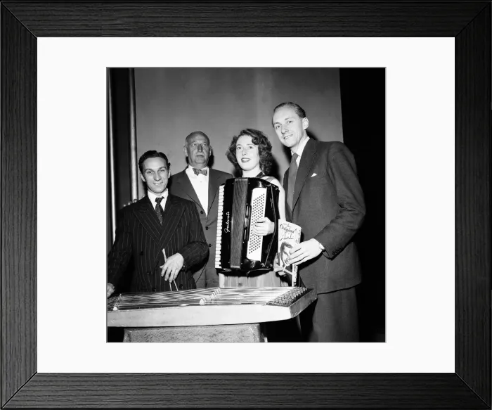 Framed Print : Opportunity Knocks, Winners, 11th October 1956. Arthur Cooper, Lorry driver from Essex Framed Print : Opportunity Knocks, Winners, 11th October 1956. Arthur Cooper, Lorry driver from Essex