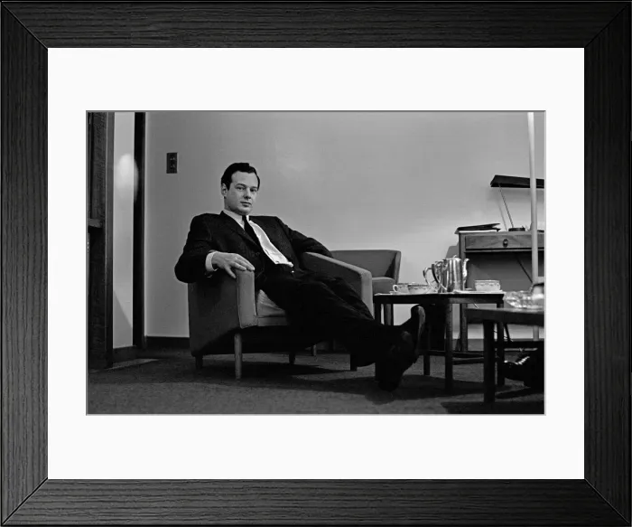Framed Print : Brian Epstein, The manager of The Beatles, Picture taken 20th October 1963