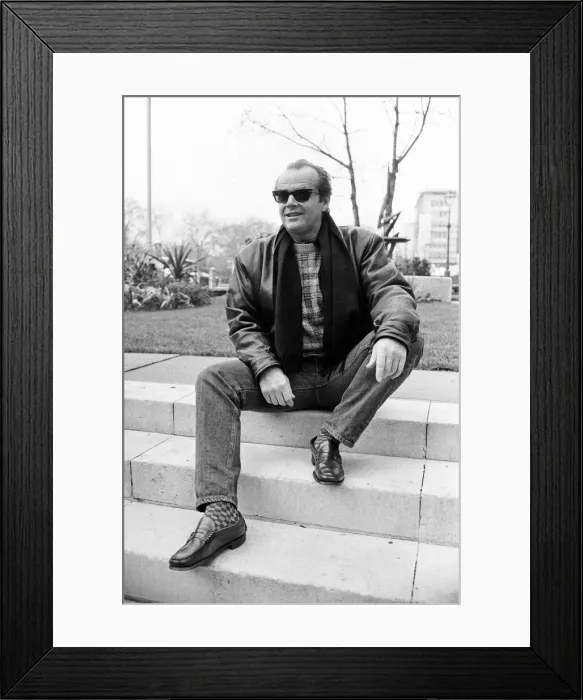Framed Print : Jack Nicholson, one of the stars of Terms of Endearment