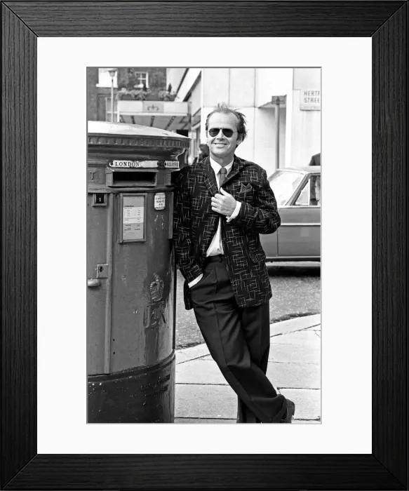 Framed Print : The Postman comes to town. In London for the opening of Lorimars controversial Framed Print : The Postman comes to town. In London for the opening of Lorimars controversial