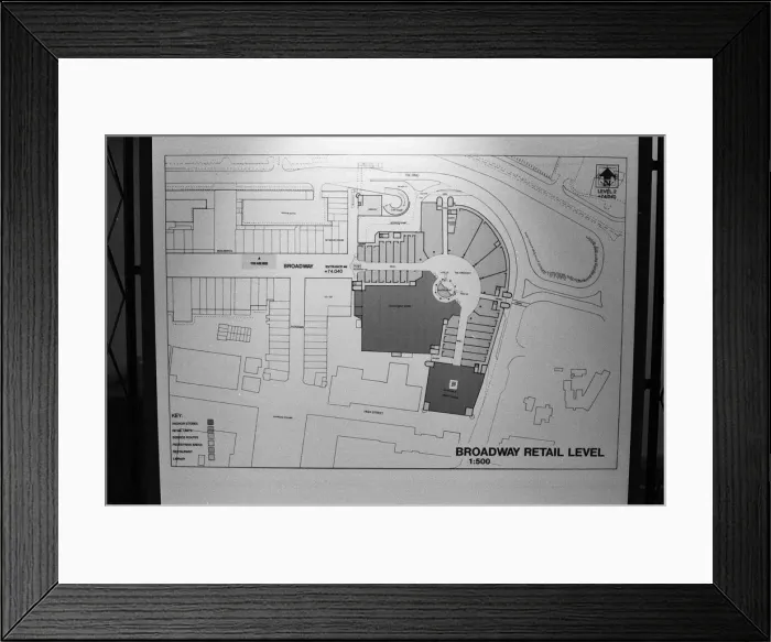 Framed Print : Old Bracknell regeneration. 8th April 1991 Framed Print : Old Bracknell regeneration. 8th April 1991