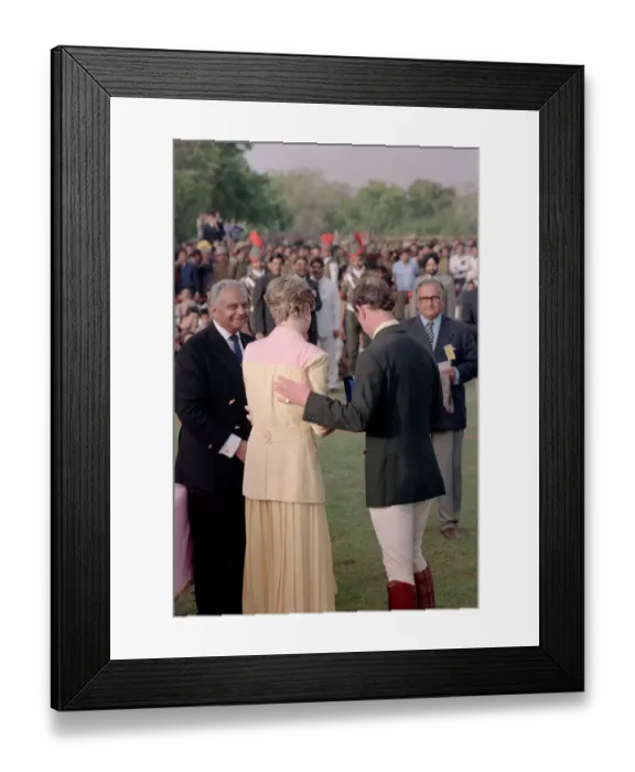 Framed Print : Prince Charles and Princess Diana visit India in February 1992 Framed Print : Prince Charles and Princess Diana visit India in February 1992