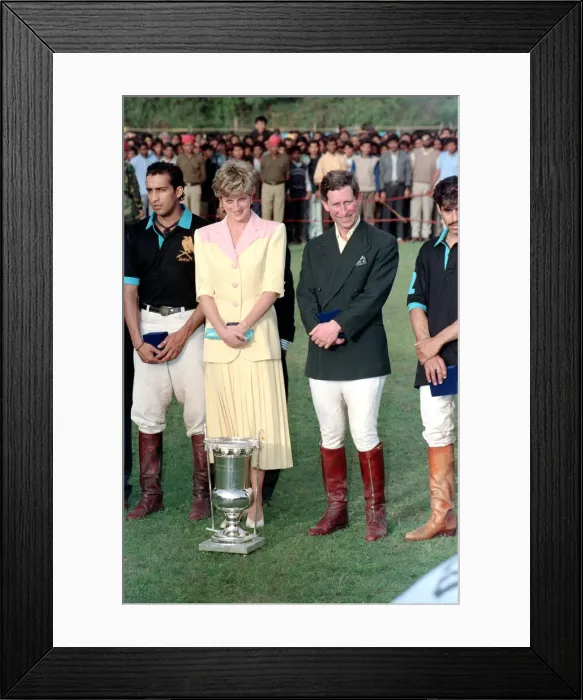 Framed Print : Prince Charles and Princess Diana visit India in February 1992 Framed Print : Prince Charles and Princess Diana visit India in February 1992