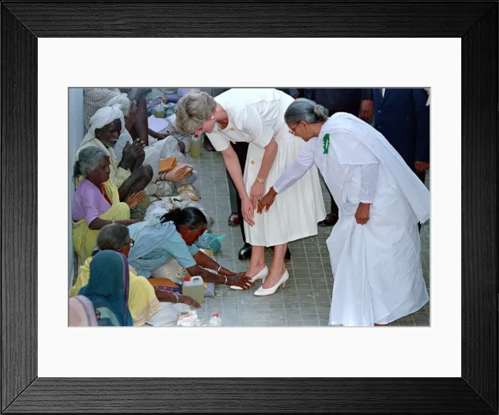 Framed Print : Prince Charles and Princess Diana visit India in February 1992 Framed Print : Prince Charles and Princess Diana visit India in February 1992