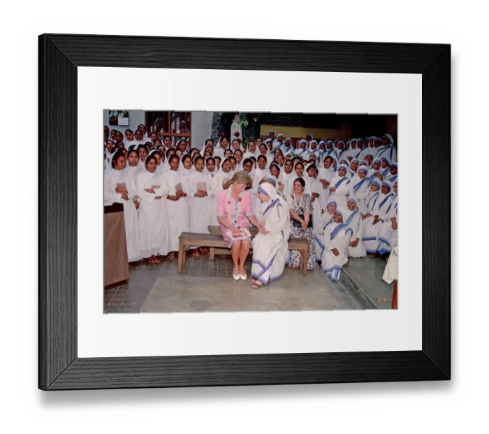 Framed Print : Prince Charles and Princess Diana visit India in February 1992 Framed Print : Prince Charles and Princess Diana visit India in February 1992