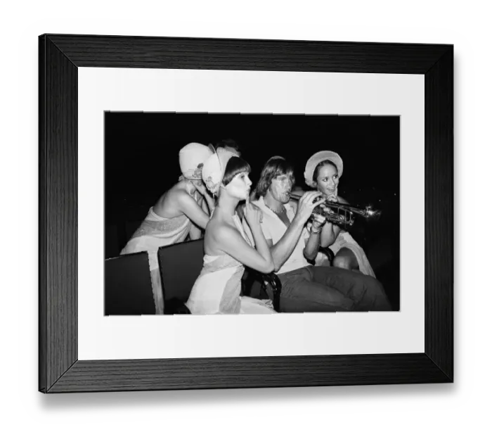 Framed Print : John Watson, James Hunt, and Lulu in a rehearsal scene for Framed Print : John Watson, James Hunt, and Lulu in a rehearsal scene for