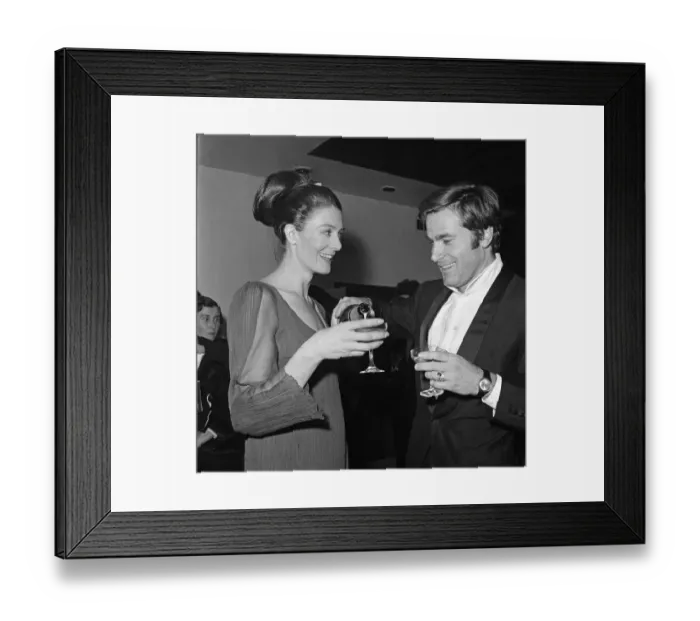 Framed Print : The was a romantic surprise awaiting actress Vanessa Redgrave after the gala opening of