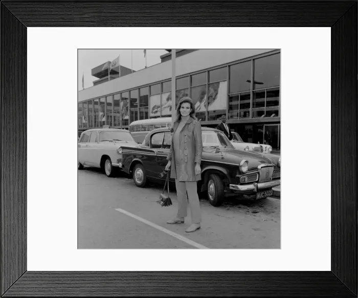 Framed Print : Raquel Welch arrived at Heathrow Airport, London, this morning, Saturday 3rd June 1967 Framed Print : Raquel Welch arrived at Heathrow Airport, London, this morning, Saturday 3rd June 1967