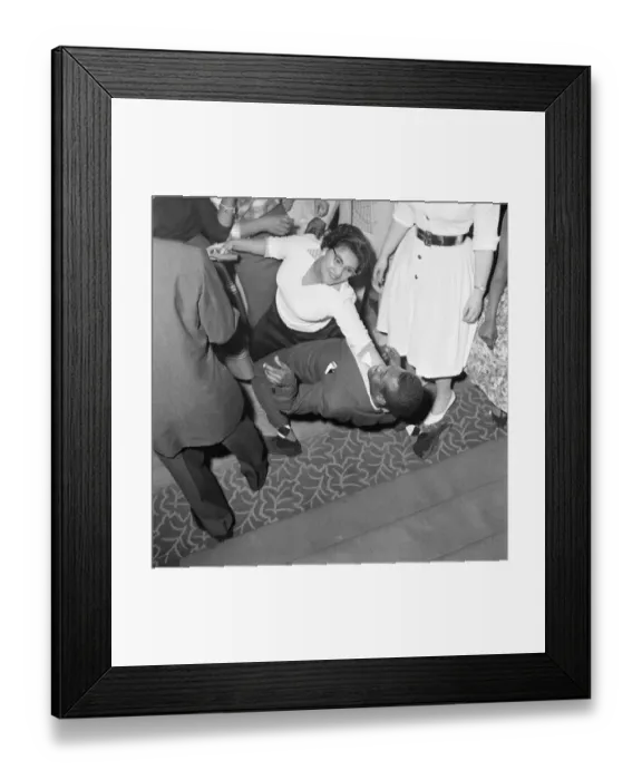 Framed Print : The first ever Notting Hill carnival, created in response to the previous