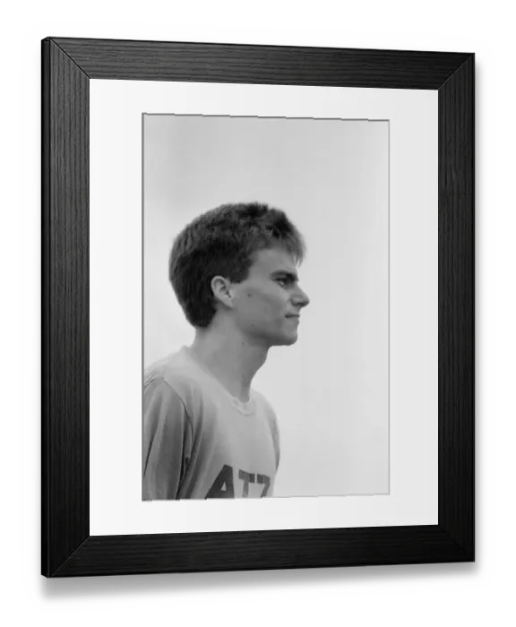 Framed Print : Paul Breed, Coventry based New Zealand athlete, middle distance runner