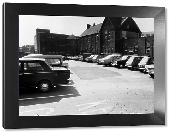 Crowded Visitors Car Park at Coventry and Warwickshire Hospital, Coventry, West Midlands