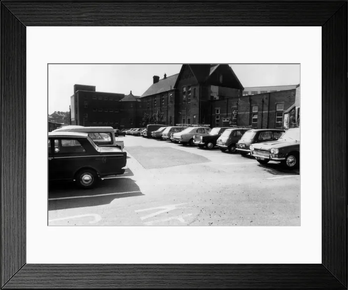 Framed Print : Crowded Visitors Car Park at Coventry and Warwickshire Hospital, Coventry, West Midlands Framed Print : Crowded Visitors Car Park at Coventry and Warwickshire Hospital, Coventry, West Midlands