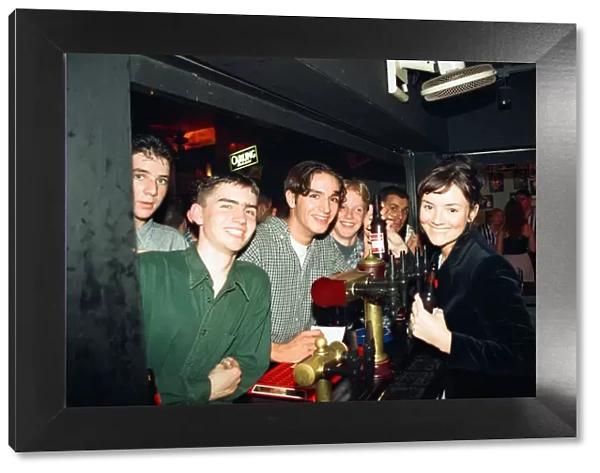 Martine McCutcheon visits Nue Valbonne Nightclub. 8th October 1995