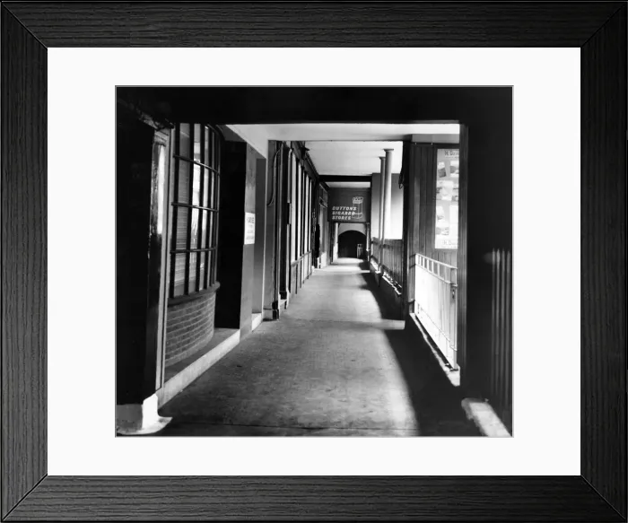 Framed Print : Street scene in Chester, Cheshire. 11th July 1969 Framed Print : Street scene in Chester, Cheshire. 11th July 1969