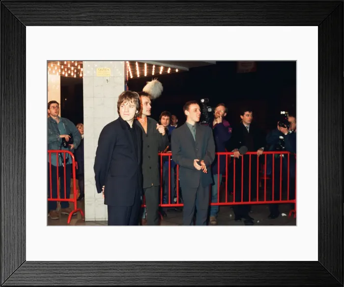 Framed Print : Some of the cast and the director from the film Trainspotting at the premier in Scotland Framed Print : Some of the cast and the director from the film Trainspotting at the premier in Scotland