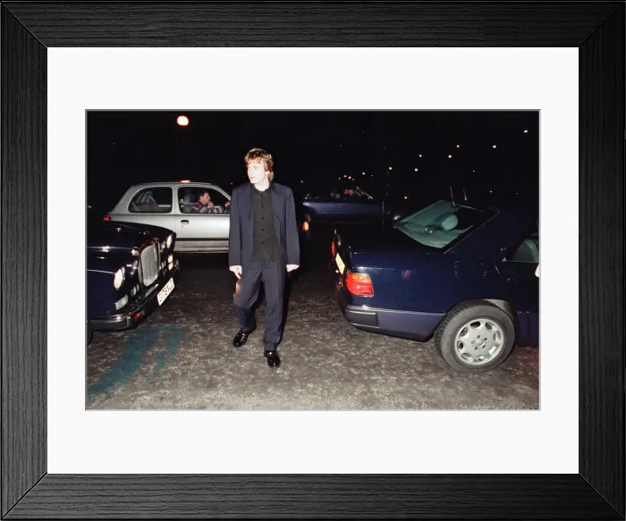 Framed Print : Ewan McGregor arriving at the Trainspotting premier in Scotland. 15th February 1996 Framed Print : Ewan McGregor arriving at the Trainspotting premier in Scotland. 15th February 1996