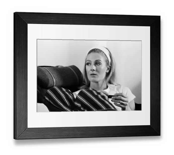 Framed Print : Vanessa Redgrave photographed for a Donald Zec feature. 2nd May 1966 Framed Print : Vanessa Redgrave photographed for a Donald Zec feature. 2nd May 1966