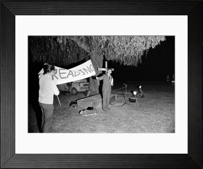 Framed Print : Festival of Light, Thameside. September 1971