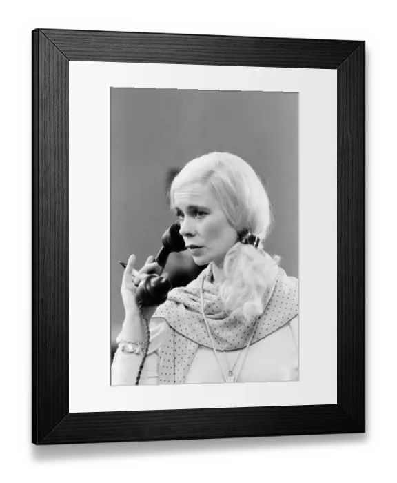 Framed Print : Victoria Wood As Seen on TV, television series, filming comedy sketches of Acorn Antiques