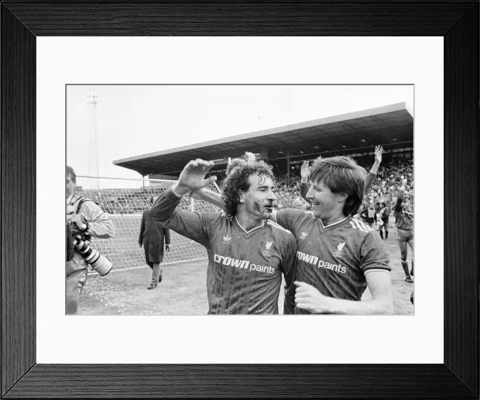 Framed Print : Chelsea 0-1 Liverpool, League match at Stamford Bridge, Saturday 3rd May 1986