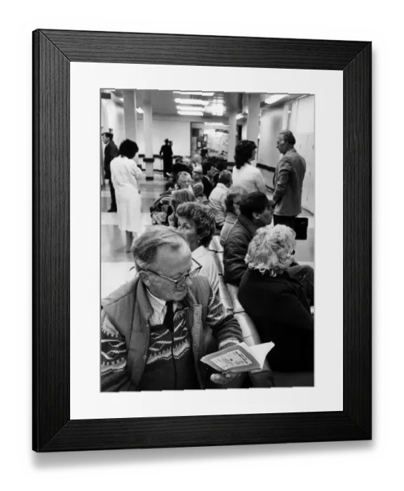 Framed Print : Waiting Room, Out Patients Department, Coventry and Warwickshire Hospital, Coventry Framed Print : Waiting Room, Out Patients Department, Coventry and Warwickshire Hospital, Coventry