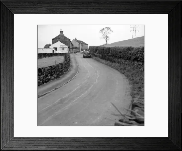 Framed Print : General view of Lascelles Hall Road near Huddersfield. 15th October 1962 Framed Print : General view of Lascelles Hall Road near Huddersfield. 15th October 1962