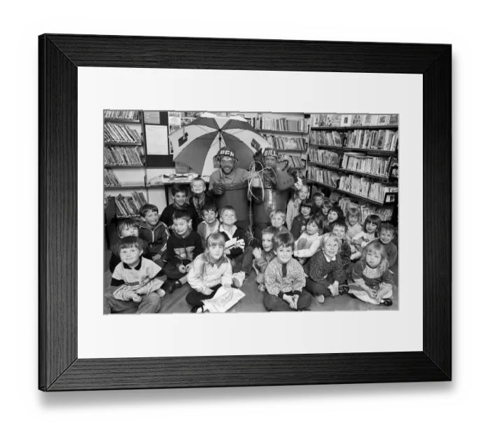 Framed Print : Chris Marsden (left) and Gerry Peach, alias Bill and Ben