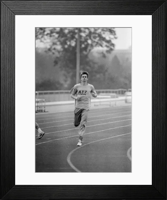 Framed Print : Paul Breed, Coventry based New Zealand athlete, middle distance runner