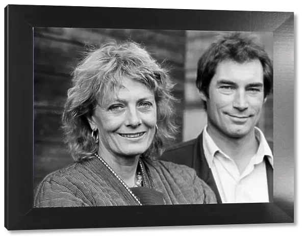 Actress Vanessa Redgrave and Timothy Dalton in London to rehearse the Young Vic