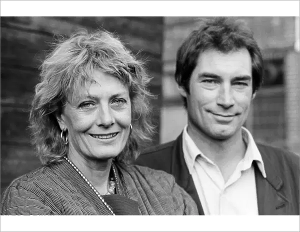 Actress Vanessa Redgrave and Timothy Dalton in London to rehearse the Young Vic