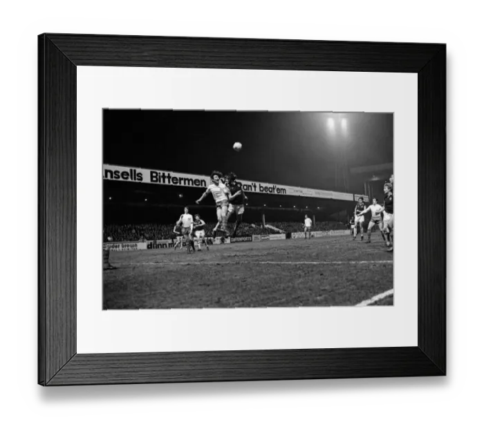 Framed Print : Aston Villa v Barcelona UEFA CUP 1978 played at Villa Park Framed Print : Aston Villa v Barcelona UEFA CUP 1978 played at Villa Park