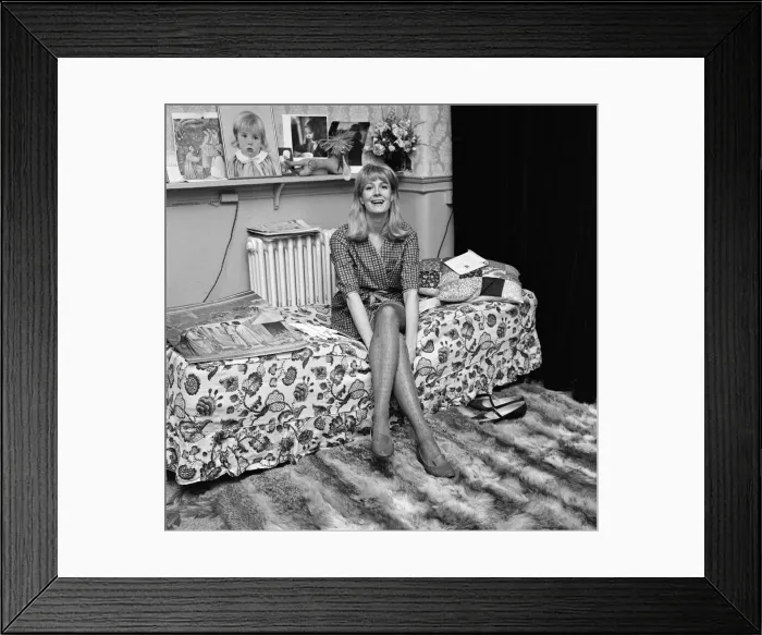 Framed Print : Actress Vanessa Redgrave in her dressing room at Wyndhams Theatre. 9th May 1966 Framed Print : Actress Vanessa Redgrave in her dressing room at Wyndhams Theatre. 9th May 1966