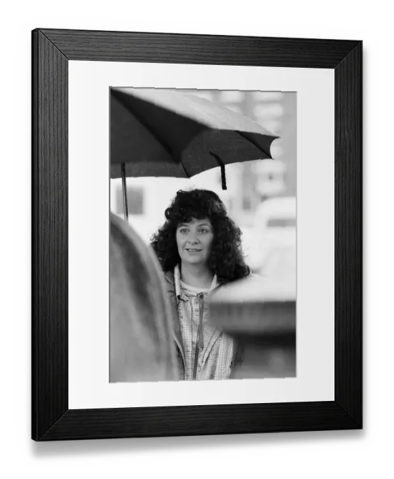 Framed Print : Victoria Wood As Seen on TV, television series, outdoor filming comedy sketches of Acorn