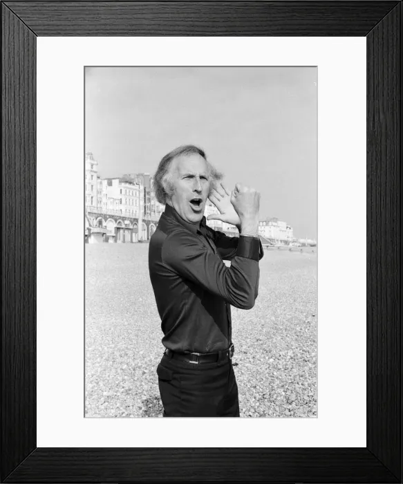 Framed Print : Bruce Forsyth will be leading the singing at the Cup Final tomorrow Framed Print : Bruce Forsyth will be leading the singing at the Cup Final tomorrow