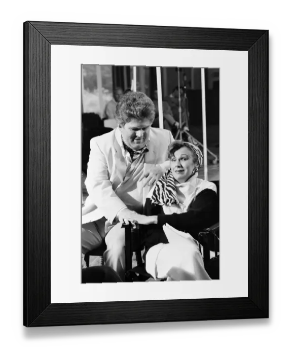 Framed Print : Victoria Wood As Seen on TV, television series, outdoor filming comedy sketches of Acorn