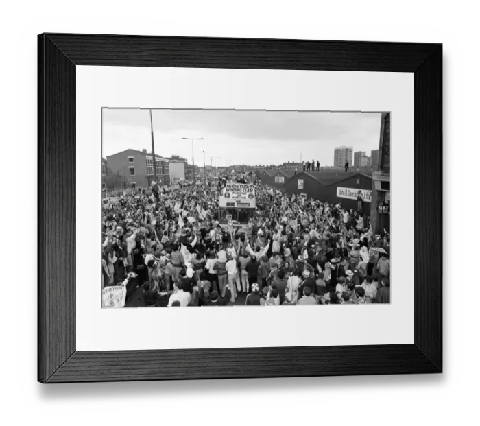 Framed Print : Liverpool FC, Homecoming Victory Parade after winning the FA Cup Framed Print : Liverpool FC, Homecoming Victory Parade after winning the FA Cup